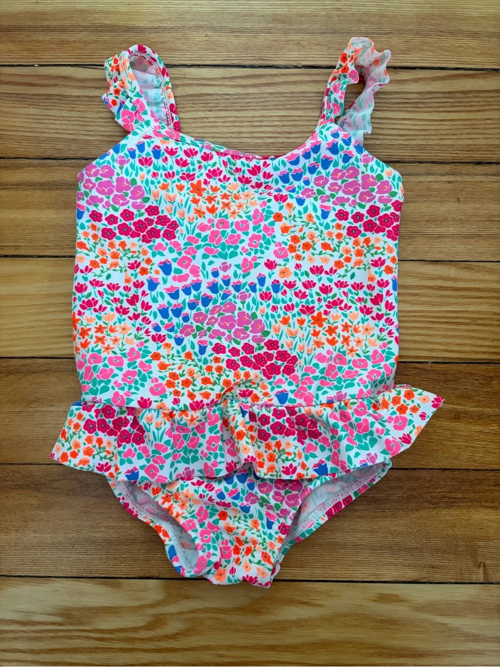 OshKosh B’gosh neon floral baby swimsuit - 9-12m